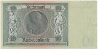 Německo, 10 Reichsmark 1929, válečná s průběžným vodotiskem, Hej.D2d - fotografie 2