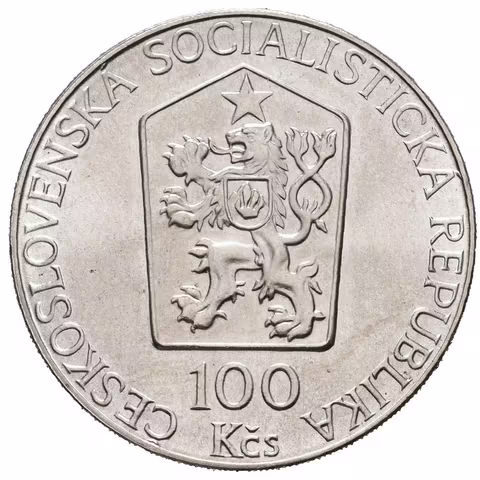 100 Kčs 1989 - 17. listopad 1939, lesk, patina
