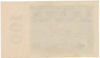 Německo, 100 Millionen Mark 1923, Sterne, Ro.106u - fotografie 2