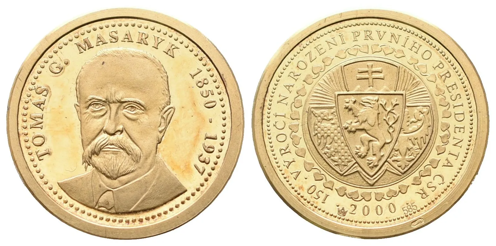 Dukát 2000 - T. G. Masaryk