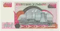 Zimbabwe, 500 Dollars 2001, P.10 - fotografie 2