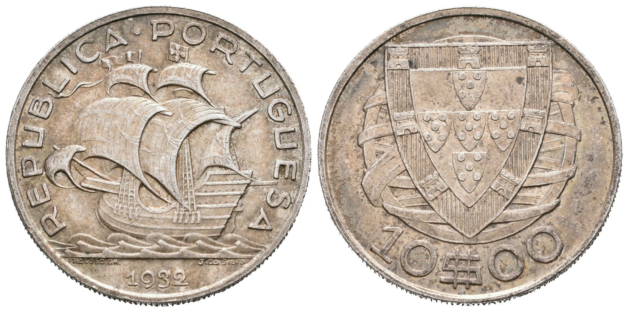 Portugalsko, 10 Escudos 1932