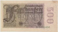 Německo, 500 Millionen Mark 1923, Ro.109a
