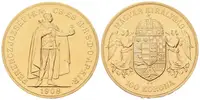 100 Koruna 1908 KB - novoražba