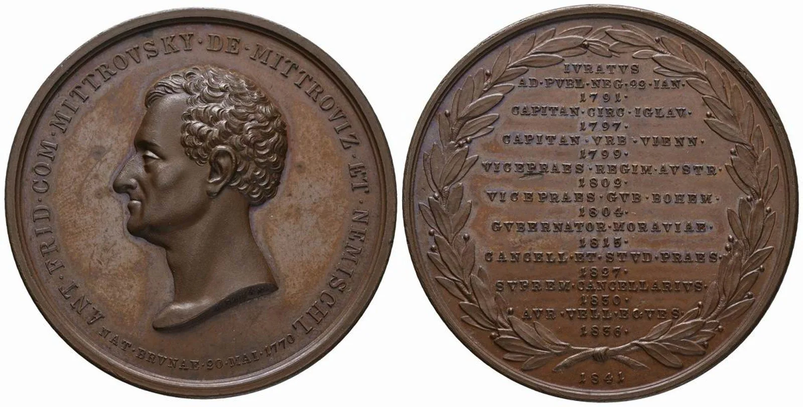 Mitrovský z Mitrovic a Nemyšle, Antonín Fridrich, 1770 - 1841 — 1