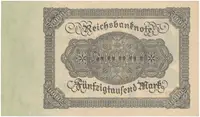 Německo, 50000 Mark 1922, Ro.79d - fotografie 2