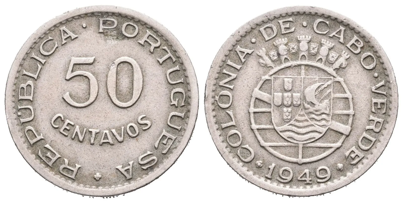 Kapverdské ostrovy, 50 Centavo 1949