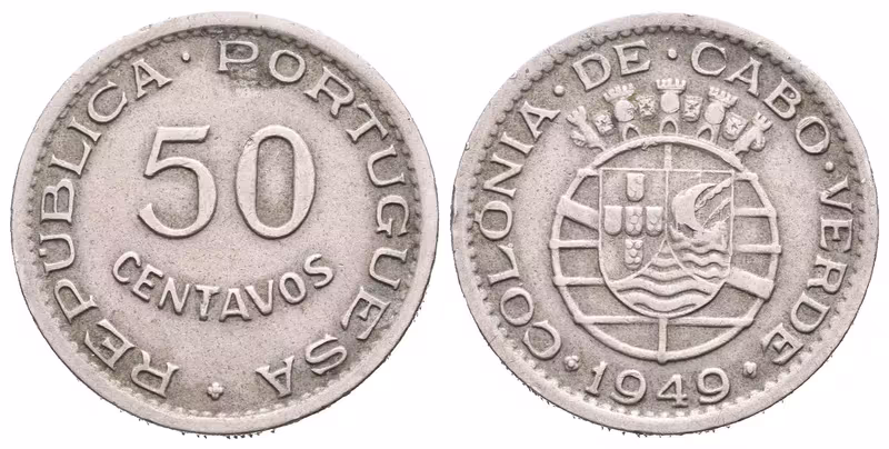 Kapverdské ostrovy, 50 Centavo 1949