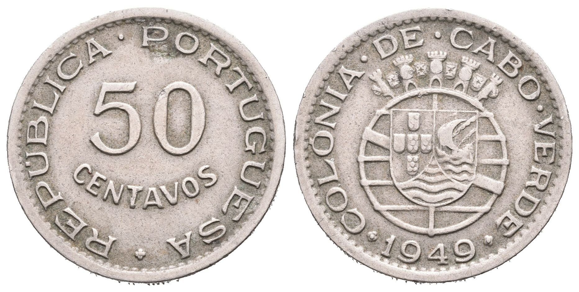 Kapverdské ostrovy, 50 Centavo 1949