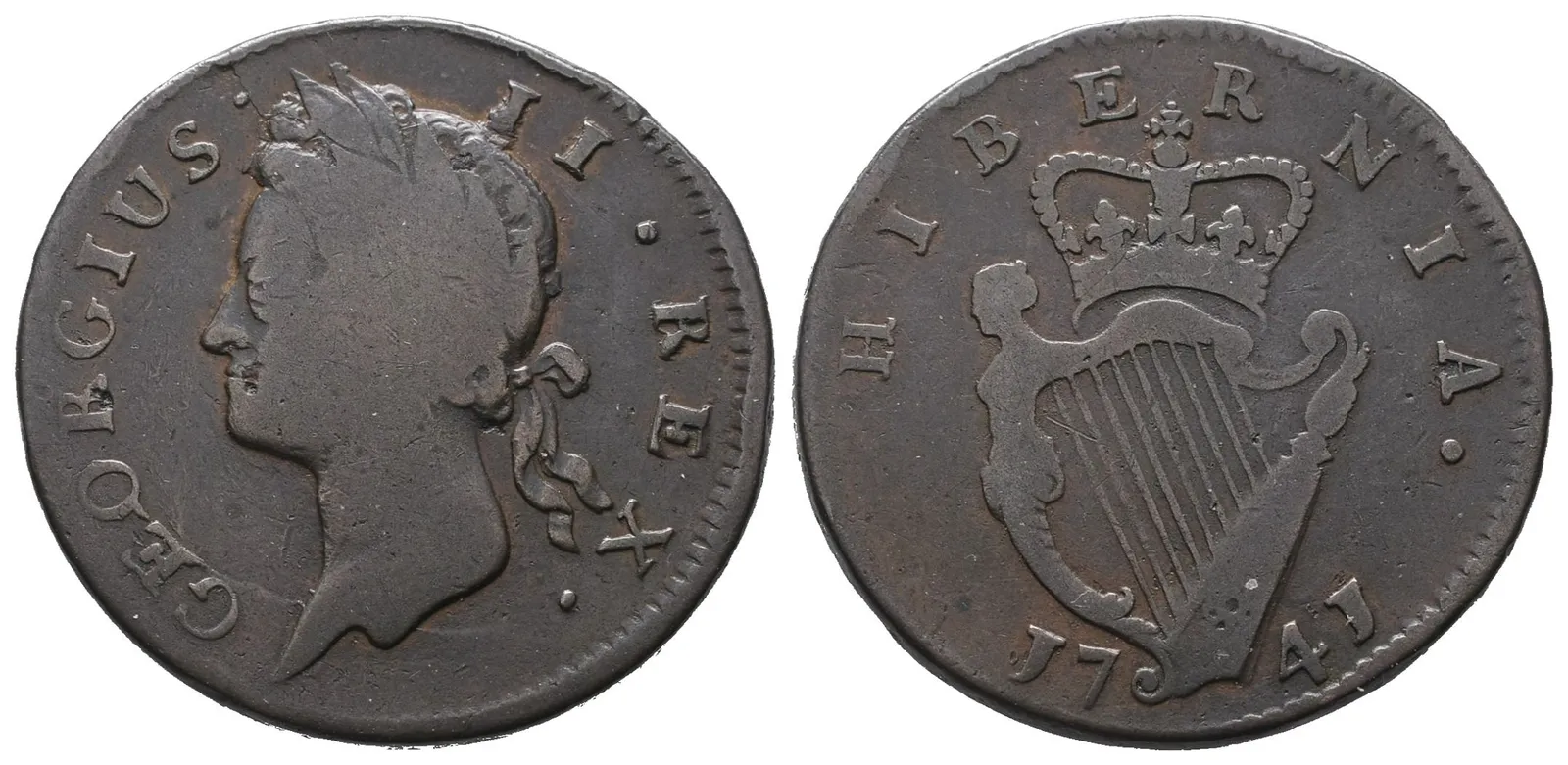 Velká Británie, 1/2 Penny 1741