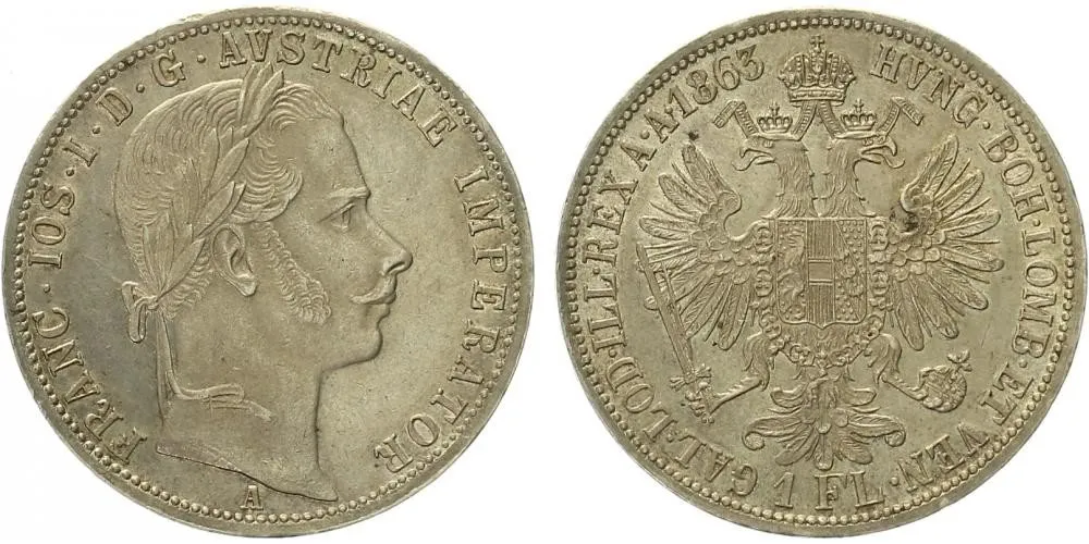 Rakouská a spolková měna, 1857 - 1892 — 1