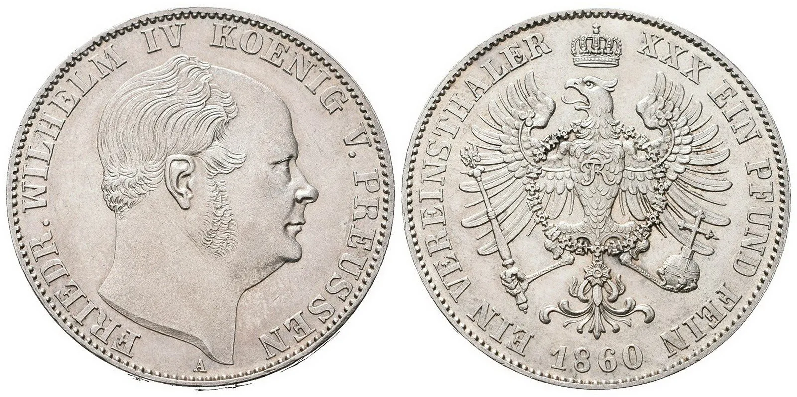 Prusko, Friedrich Wilhelm IV., 1840 - 1861 — 1