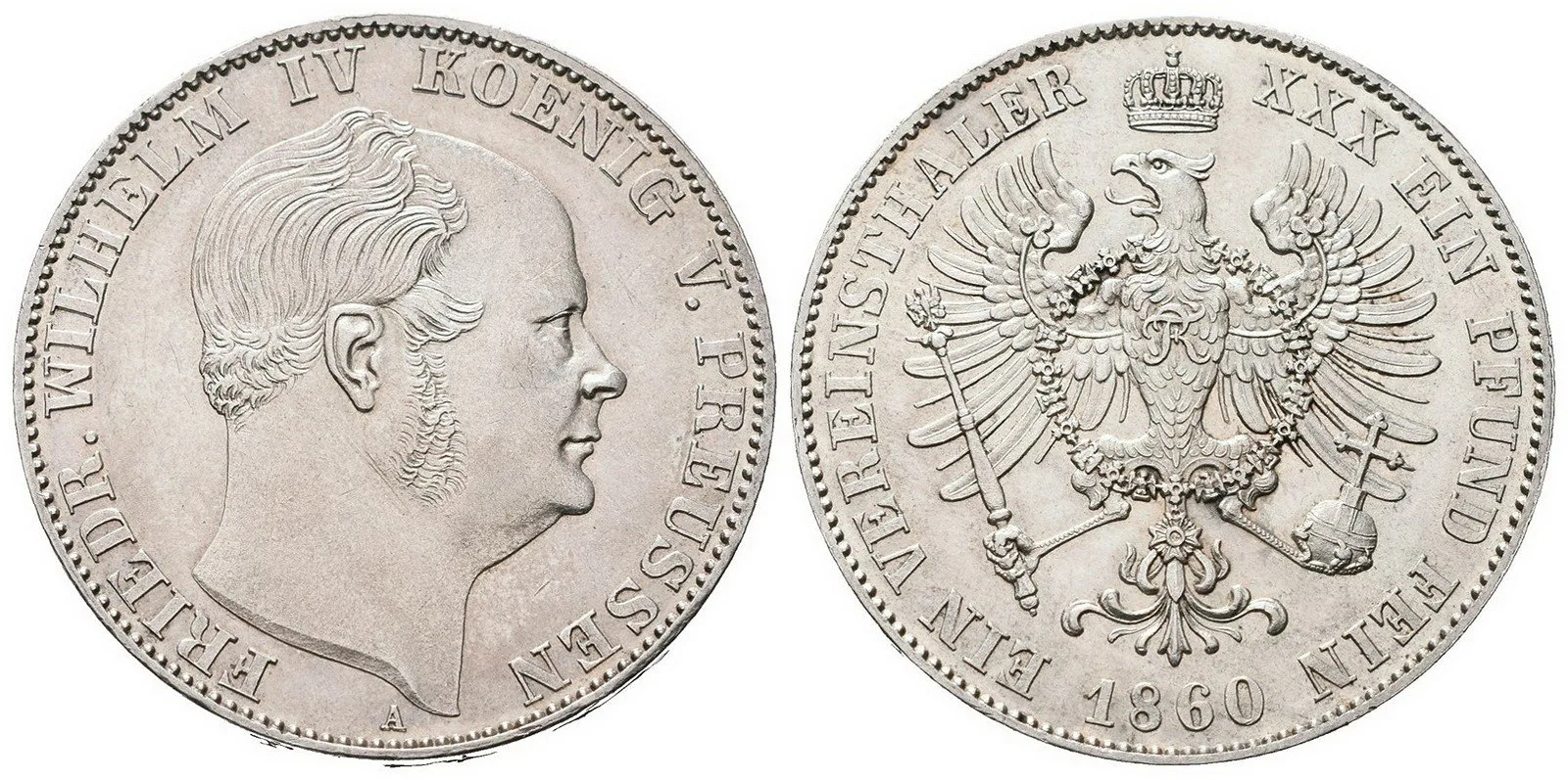 Prusko, Friedrich Wilhelm IV., 1840 - 1861 — 1