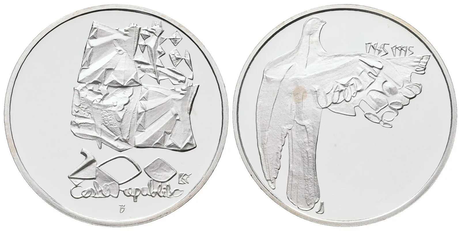 200 Kč 1995 - Fašismus, PROOF - certifikát pro běžnou kvalitu