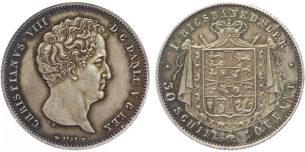 Dánsko, Christian VIII., 1839 - 1848 — 1
