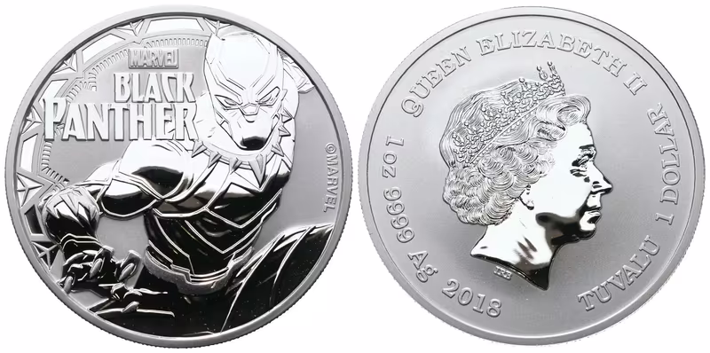 Tuvalu, Dollar 2018 - Black Panther (Marvel série)