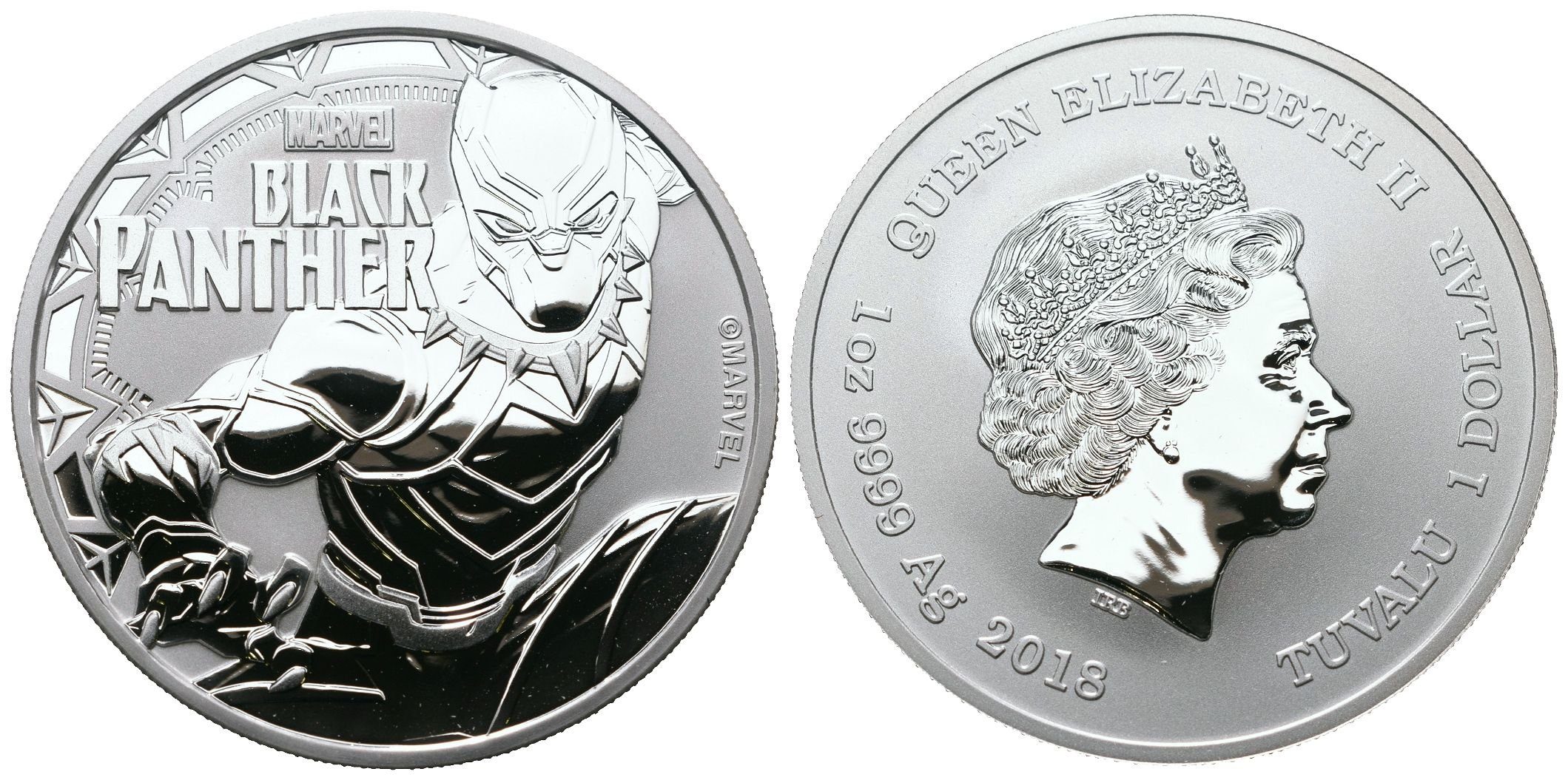 Tuvalu, Dollar 2018 - Black Panther (Marvel série)