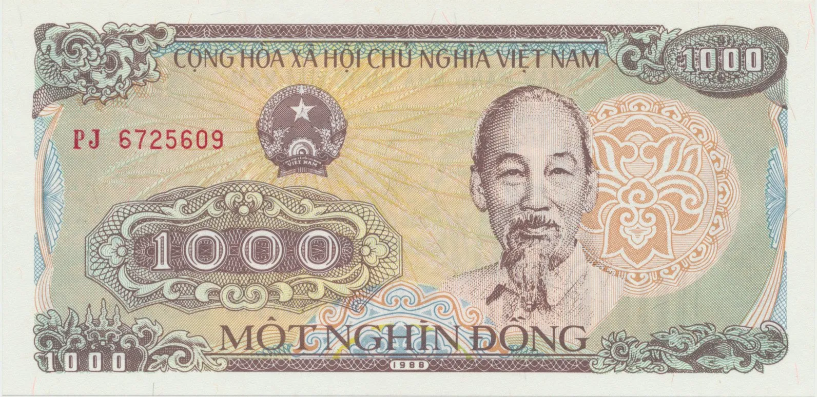 Vietnam, 1000 Dong 1988, P.106a