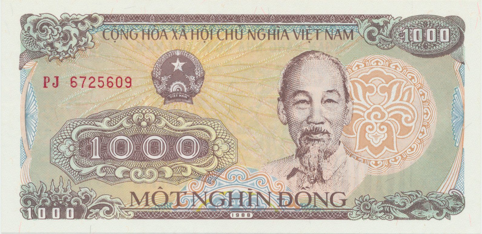 Vietnam, 1000 Dong 1988, P.106a