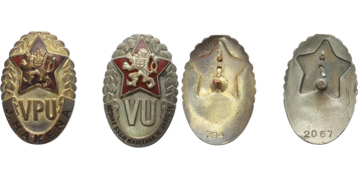 Československo - odznaky vojenských škol — 1