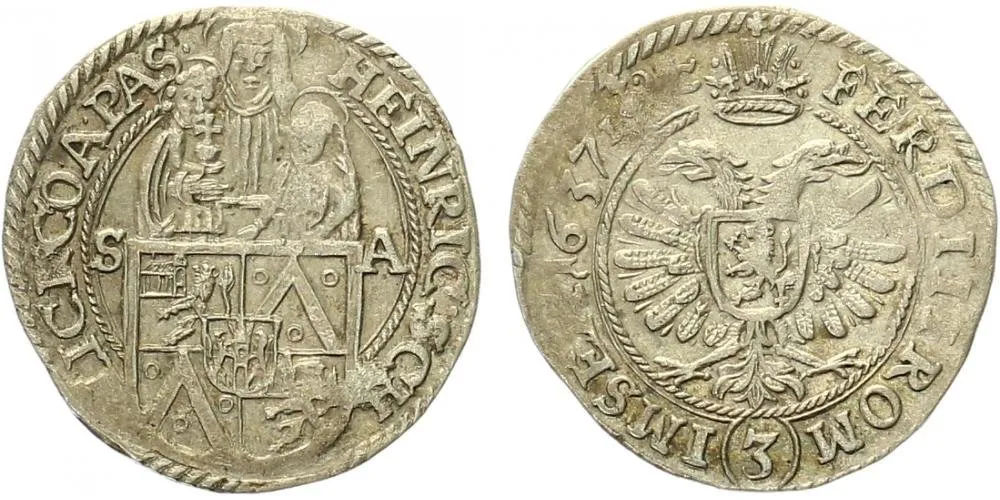 Šlik Jindřich, 1612 - 1650 — 1