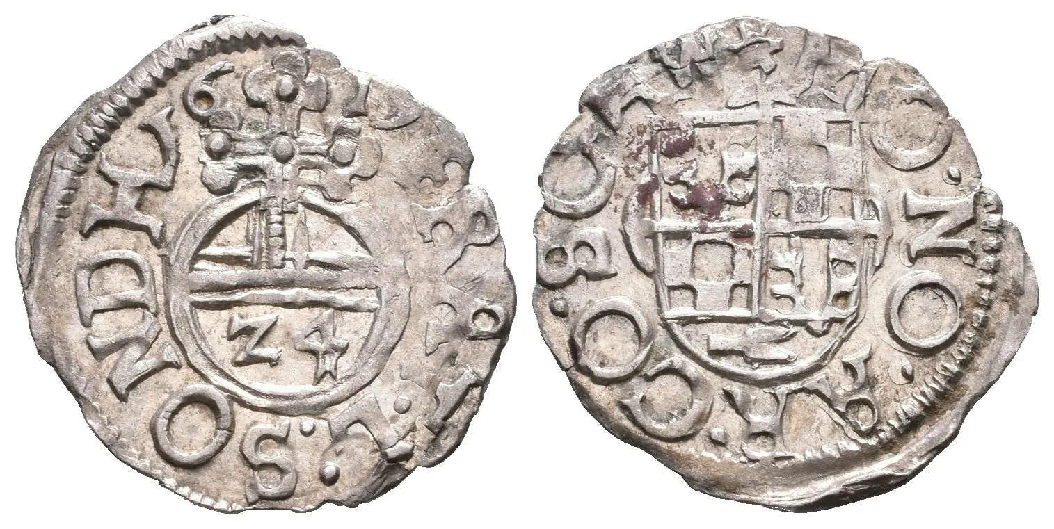 Kiprový 1/24 Tolar (Groš) 1619, Fischer.193, Bethe.-, — 1