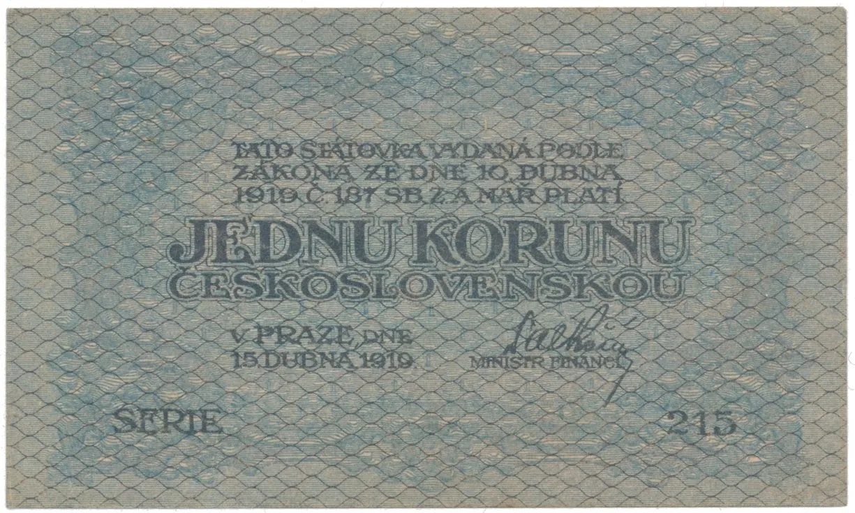 1 Koruna 1919, Hej.7