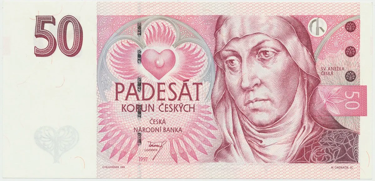 Česká republika, 50 Koruna 1997, série D, Hej.CZ21aD