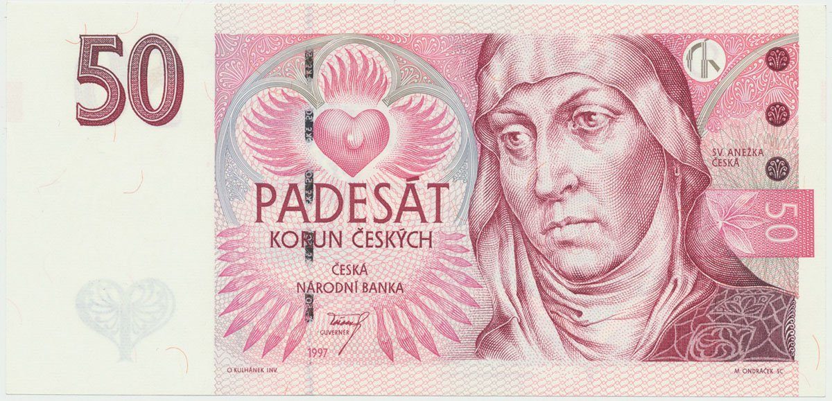 Česká republika, 50 Koruna 1997, série D, Hej.CZ21aD