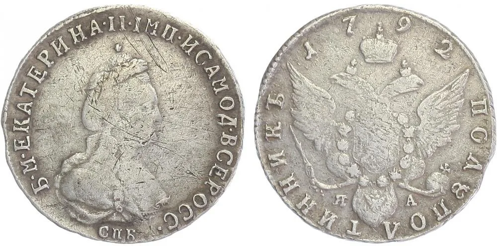Rusko, Kateřina II., 1762 - 1796 — 1