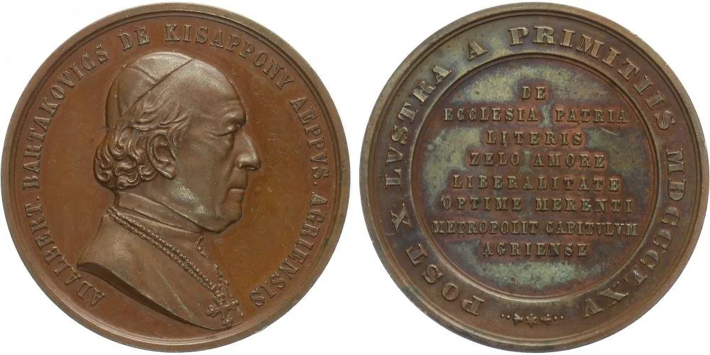 Esztergom (Ostřihom), Adalbert Bartakovics von Kisappony — 1