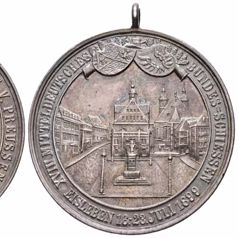 AR Medaile 1899 - XVIII. Středoněmecké spolkové střelby v Eisleben.