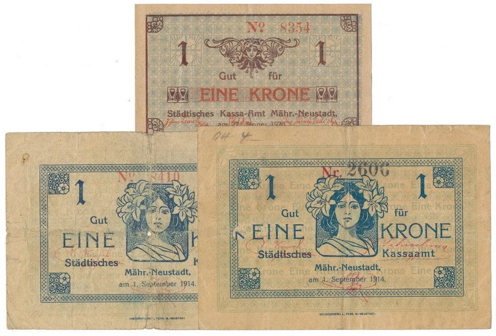 Nouzovky české od roku 1914 — 1