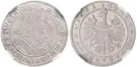 XV Krejcar 1662, Sa.429, Kop.5434, etue NGC, hodnocení MS 62, TOP POP!, — 1