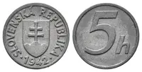 5 Haléř 1942, NGC MS 62, vzácný - fotografie 3