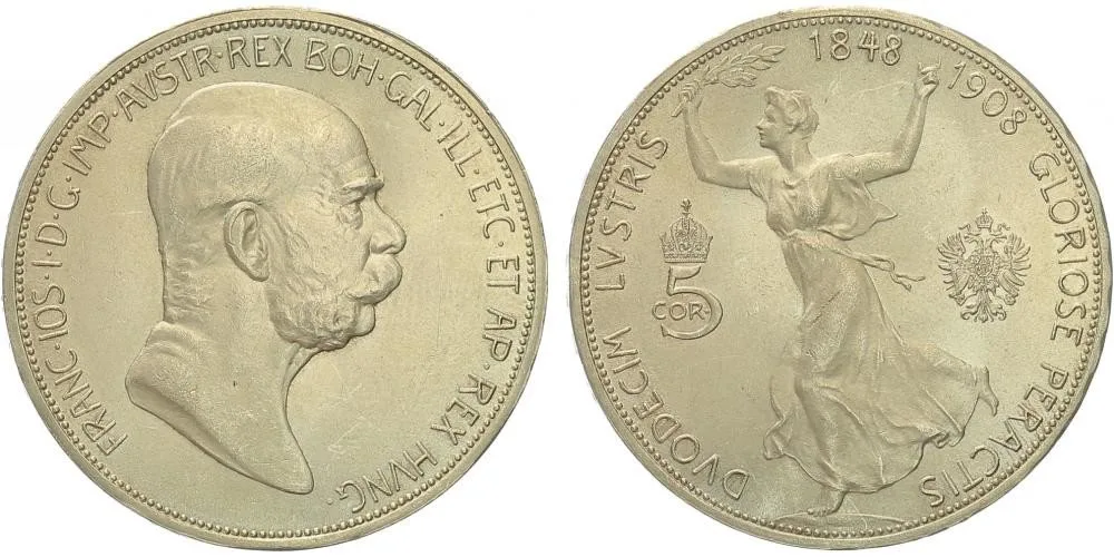 Korunová měna, 1892 - 1918 — 1