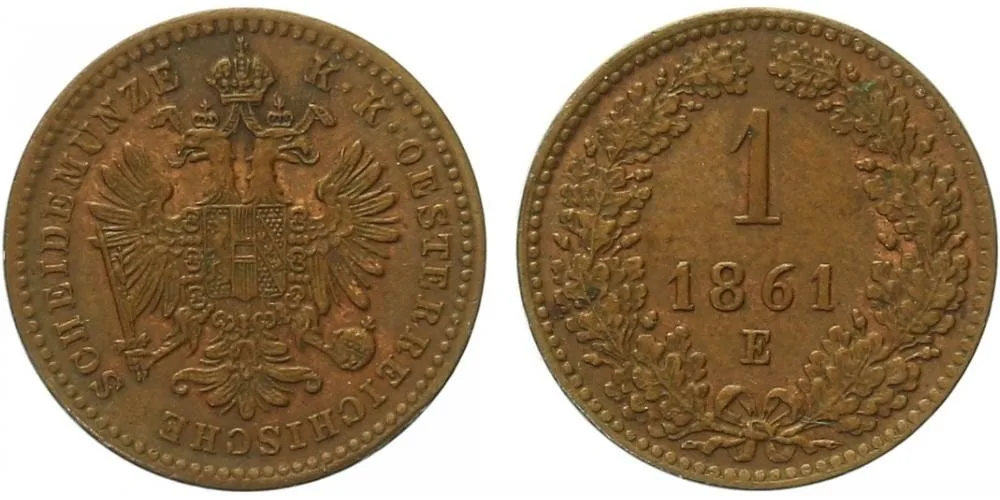 Rakouská a spolková měna, 1857 - 1892 — 1