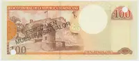 Dominikánská republika, 100 Pesos Oro 2000, P.166as - fotografie 2