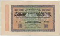 Německo, 20000 Mark 1923, Ro.84j