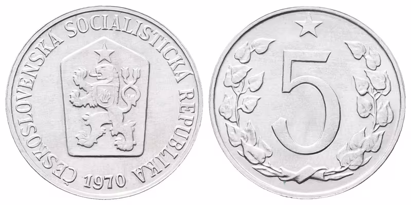5 Haléř 1970