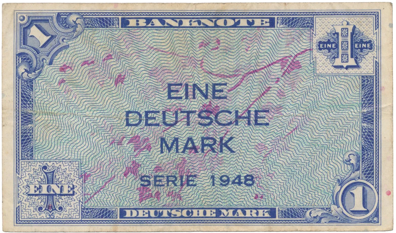 Německo - NSR, 1 DM 1948, Ros.232