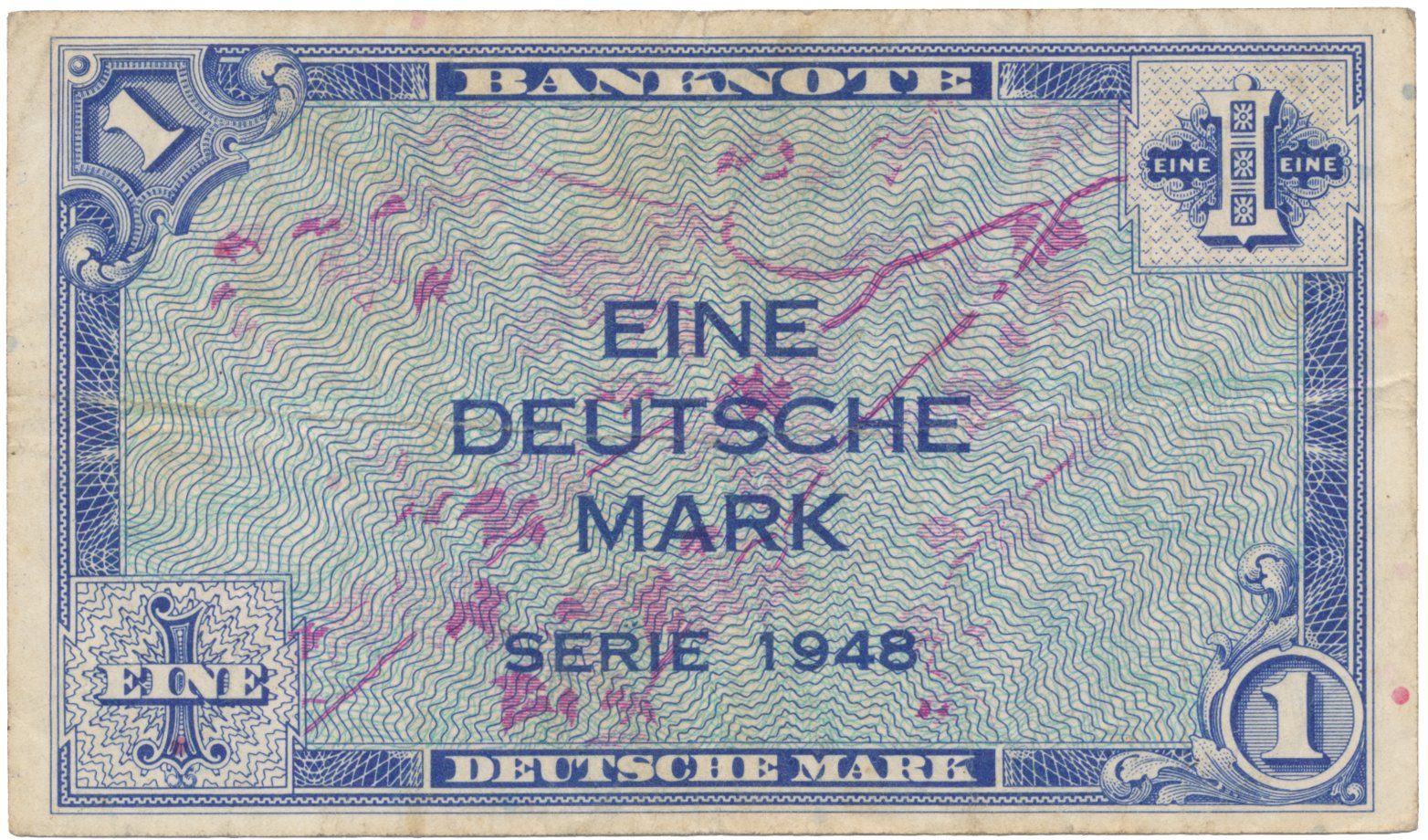 Německo - NSR, 1 DM 1948, Ros.232