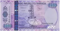 Rwanda, 2000 Francs 2007, P.36a