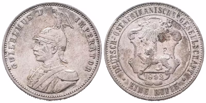 Německá východní Afrika, 1 Rupie 1892