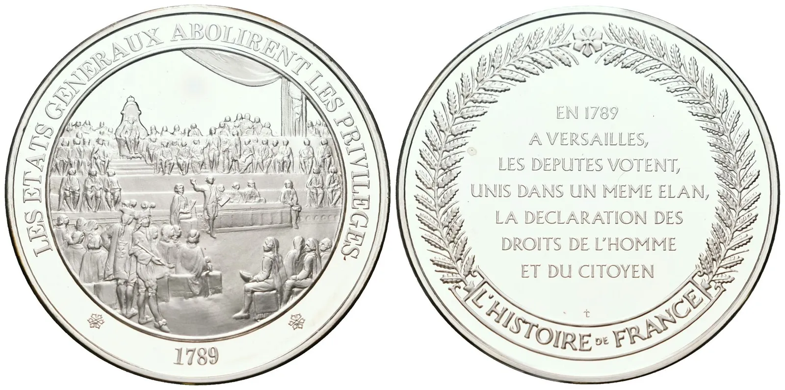 Francie - AR Medaile b.l. - Les Etats Généraux