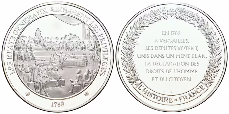 Francie - AR Medaile b.l. - Les Etats Généraux