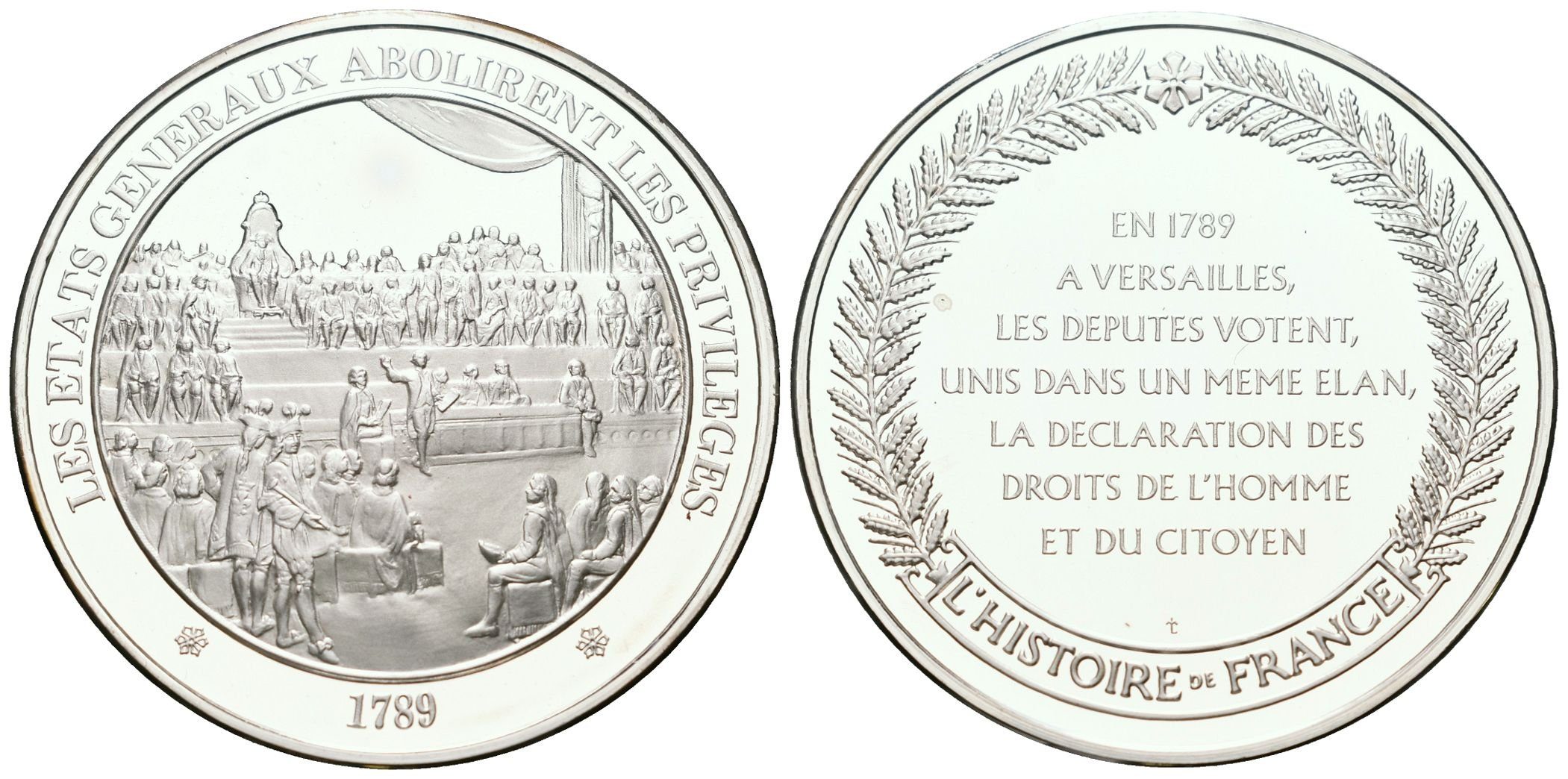 Francie - AR Medaile b.l. - Les Etats Généraux