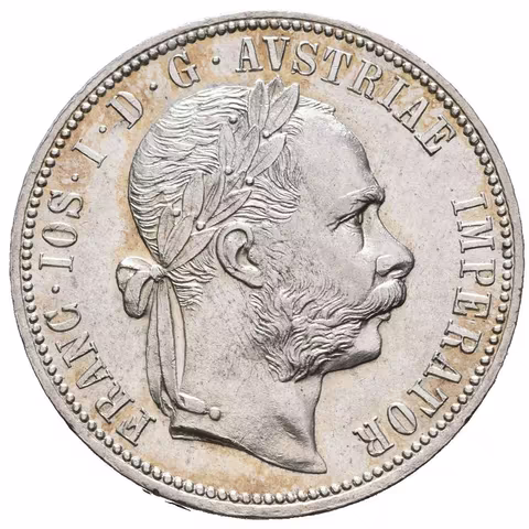 Zlatník 1880, krásná zachovalost, lesk, patina, drobné rysky