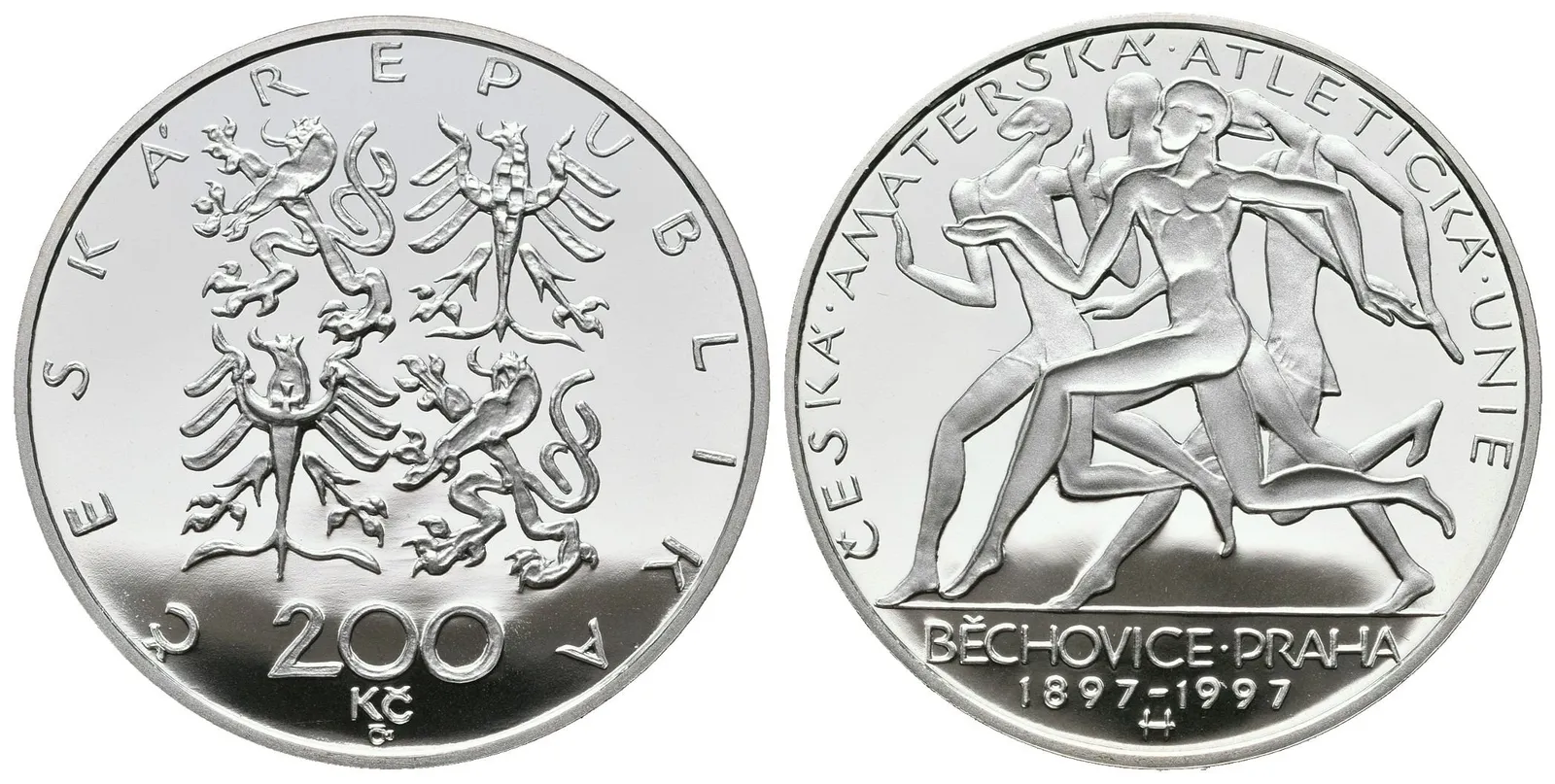 200 Kč 1997 - Běchovice, PROOF