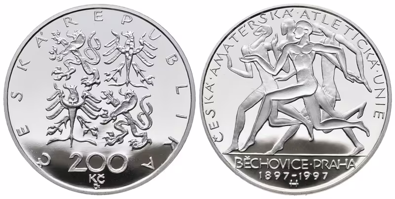 200 Kč 1997 - Běchovice, PROOF